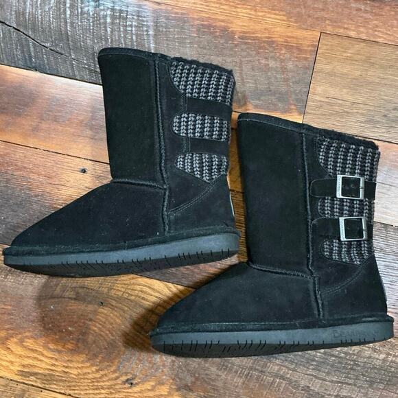 BEARPAW Boshie Sheepskin Winter Pull On Boots Size 7 NWOT - Picture 4 of 5